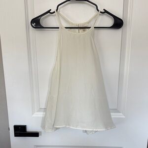 Lily White Cream Sleeveless Blouse